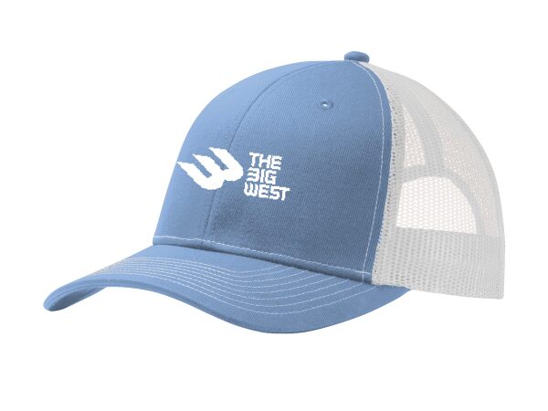 Big West 2 Snapback Trucker Cap White Logo