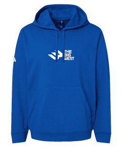 Big West 1 Adidas Fleece Hooded Sweatshirt