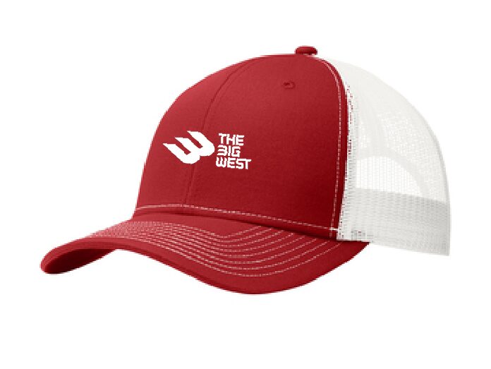 Big West 2 Snapback Trucker Cap White Logo - Image 4
