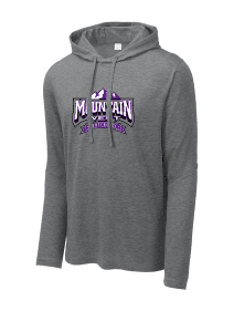Mountain West 1 Sport-Tek ® PosiCharge ® Tri-Blend Wicking Long Sleeve Lightweight Hoodie