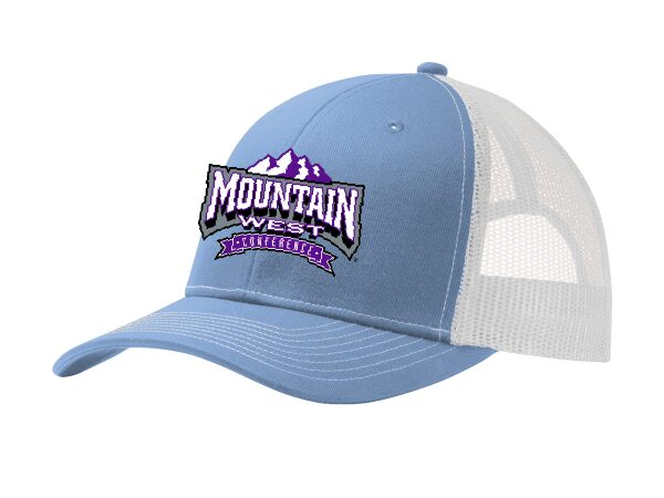Mountain West 2 Snapback Trucker Cap White Logo - Image 5
