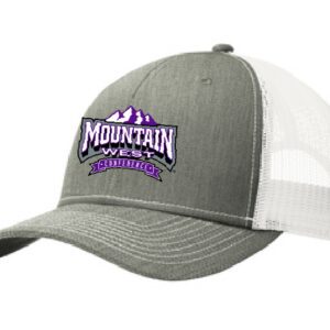 Mountain West 2 Snapback Trucker Cap White Logo