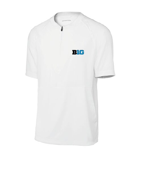 Big 10 Sport-Tek® Repeat 1/2-Zip Short Sleeve Jacket - Image 2