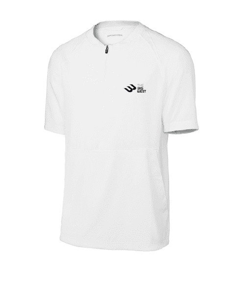 Big West Sport-Tek® Repeat 1/2-Zip Short Sleeve Jacket - Image 2